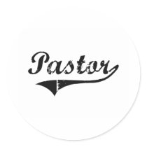 Pastor Professional Job Stickers