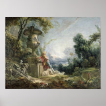 Pastoral Scene, or Young Shepherd in a Landscape Posters