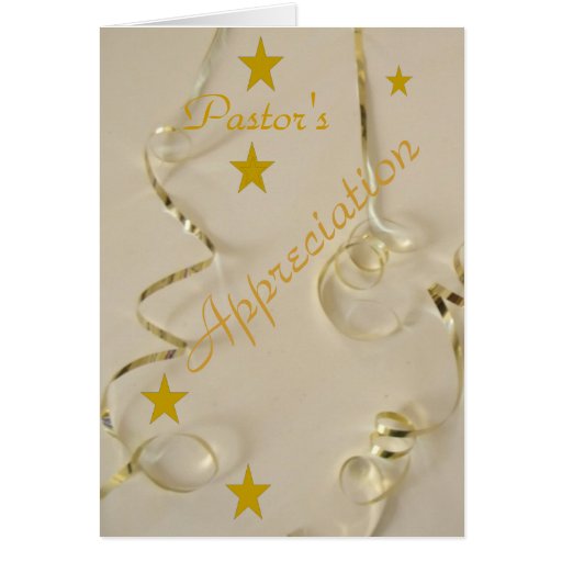 Pastor's Anniversary Greeting Card Zazzle