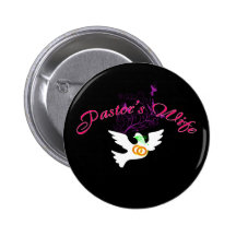 PASTOR'S WIFE DK PINBACK BUTTON