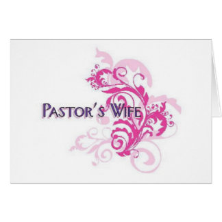 wife pastors card pastor appreciation cards pink greeting invitations zazzle au