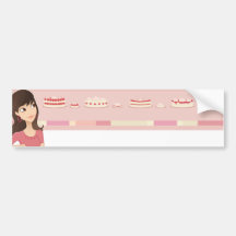 Pastry Bumper Sticker