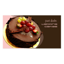 Pastry chef, bakers business cards