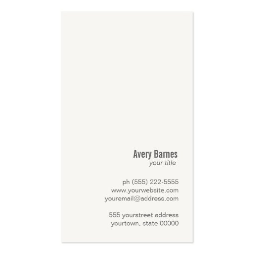 Pastry Chef Baking Whisk Modern Simple Business Cards (back side)