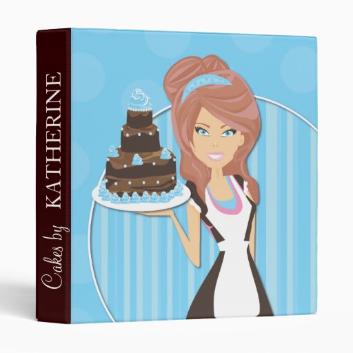 Pastry Chef Cake Portfolio Binder Zazzle