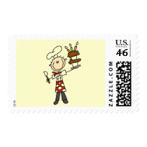 Pastry Chef Tshirts and Gifts Postage Stamps