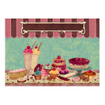 Pastry Cupcake Patisserie Bakery Shop Sign Print