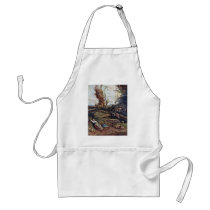 Pasture With Two Sleeping Shepherdesses By Siberec Apron