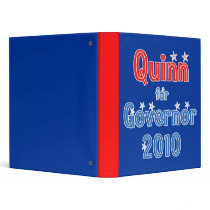 Pat Quinn for Governor 2010 Star Design Binders