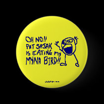 Pat Sajak eats a Myna bird buttons
