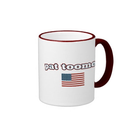 Pat Toomey American Flag Mugs