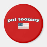 Pat Toomey American Flag Refrigerator Magnets