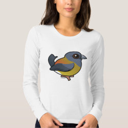 Patagonian Sierra-Finch Women's American Apparel Fine Jersey Long Sleeve T-Shirt