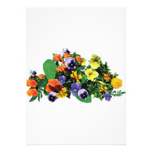 Patch of Pansies Invitations