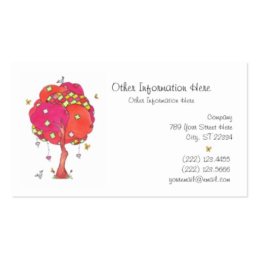 Patches Business Card Template (back side)