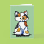 Patches Calico Kitty Greeting Card