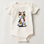 Patches Calico Kitty Organic Infant Creeper