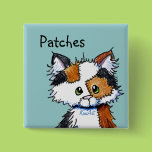 Patches Calico Kitty Pin