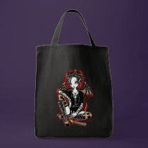"Patchouli" Gothic Incense Fairy Art Tote Bag bags