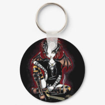 Patchouli Gothic Incense Fairy Keychain