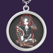 "Patchouli" Gothic Incense Fairy Necklace