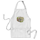 Patchwork 05 Olive Green Aprons