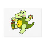 Patchwork Aligator Post Cards