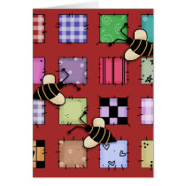 Patchwork and Bumble Bees cards