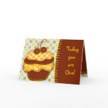 Patchwork Applique Sunshine Cupcakes Greeting Card