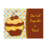 Patchwork Applique Sunshine Cupcakes Post Card