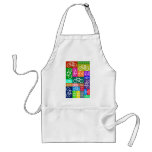 Patchwork Bicycles Art Apron