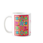Patchwork Block Quilt Mug
