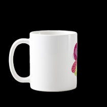 Patchwork Butterfly Heart mugs