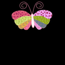 Patchwork Butterfly t-shirts by timeforstyle Patchwork Butterfly t-shirts