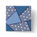Patchwork Button - 09 by ArtbyJean Patchwork Button - 09