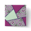 Patchwork Button - 13 by ArtbyJean Patchwork Button - 13