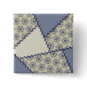 Patchwork Button - 18 by ArtbyJean Patchwork Button - 18