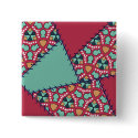 Patchwork Button - 22 by ArtbyJean Patchwork Button - 22
