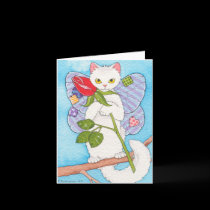 Patchwork Catterfly Notecard