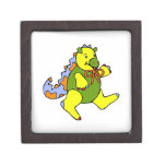 Patchwork Dinosaur Premium Keepsake Box
