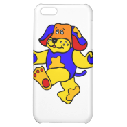 Patchwork Dog iPhone 5C Covers