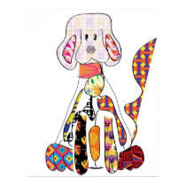Patchwork Doggy Poster posters