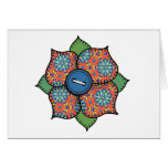 Patchwork Flower - 003 Greeting Card