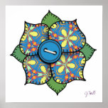 Patchwork Flower - 01 posters