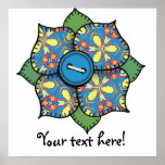 Patchwork Flower - 01 posters