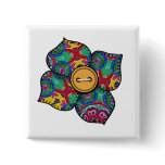 Patchwork Flower - 21 buttons