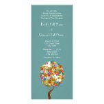 Patchwork Flower Tree and Bees Wedding Invitation