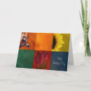 Patchwork Flowers Card - A card with an artsy patchwork of colors and flowers for Mothers Day.