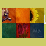 Patchwork Flowers-Thank You cards