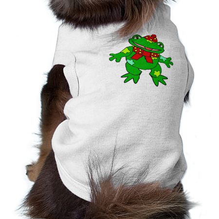 Patchwork Froggy Dog T-shirt Patchwork Froggy Dog T-shirt